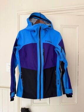 Peak Performance Blue Purple Black Ski Jacket